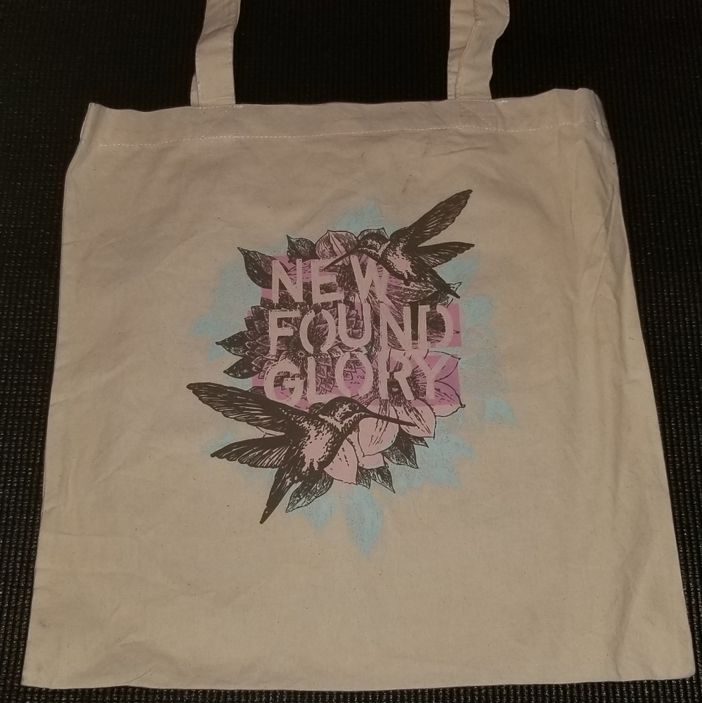 New Found Glory hummingbird tote bag!